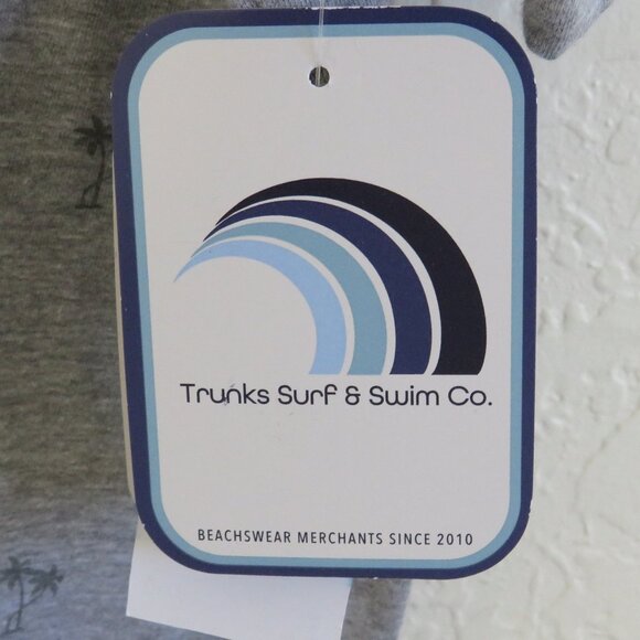 Trunks Surf & Swim Co.* Men's Short Sleeve Button Down Curved Hem Shirt~ Size XL - Picture 5 of 12